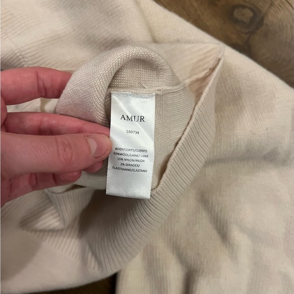 AMUR Forrest Sweater in Ecru - Picture 6 of 6